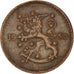 Coin, Finland, Markka, 1950, EF(40-45), Copper, KM:30a