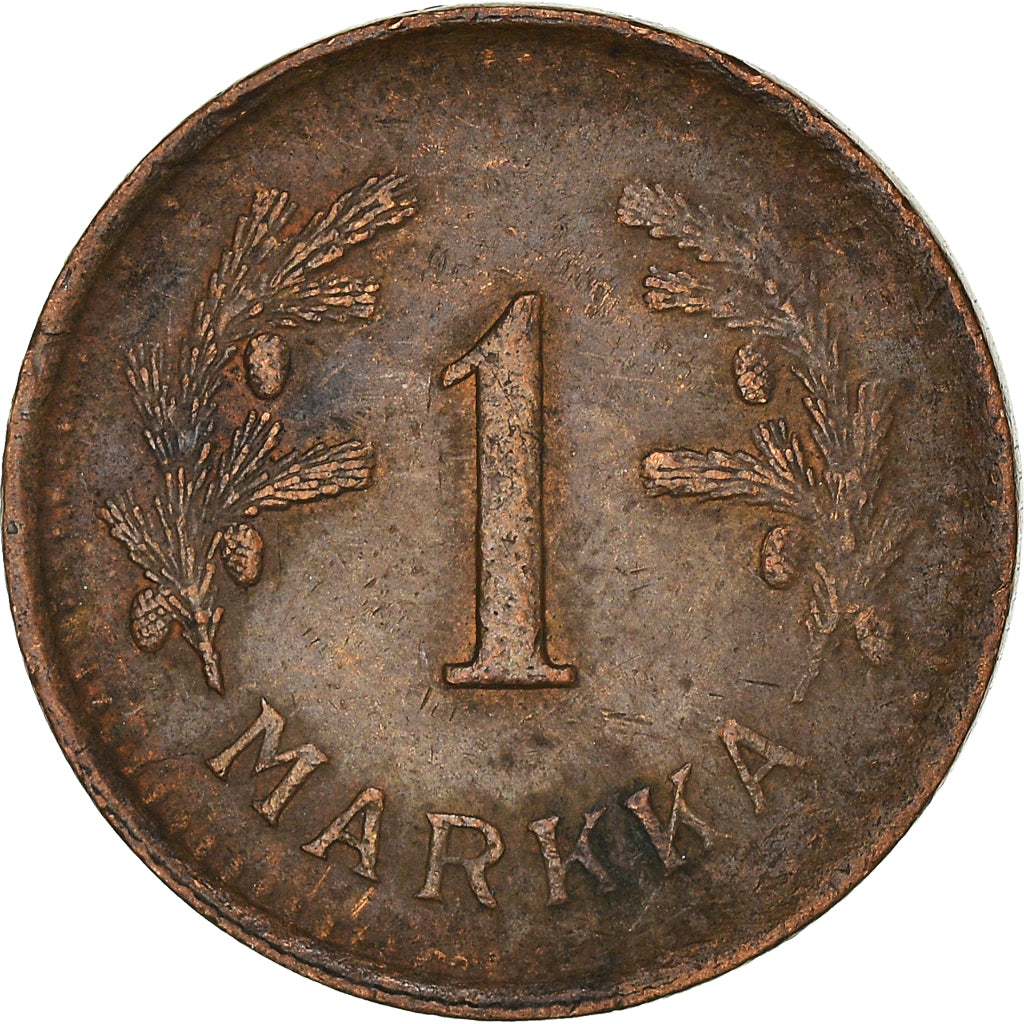 Coin, Finland, Markka, 1950, EF(40-45), Copper, KM:30a