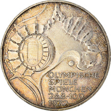 Coin, GERMANY - FEDERAL REPUBLIC, 10 Mark, 1972, Munich, MS(60-62), Silver