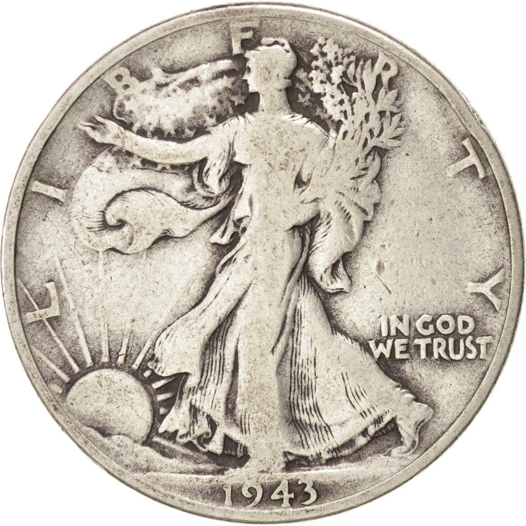 Stati Uniti, Walking Liberty Half Dollar, Half Dollar, 1943, U.S. Mint, Phila...