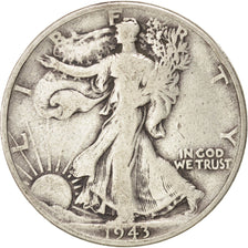 Stati Uniti, Walking Liberty Half Dollar, Half Dollar, 1943, U.S. Mint, Phila...