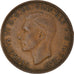 Coin, Australia, George VI, Penny, 1944, VF(30-35), Bronze, KM:36