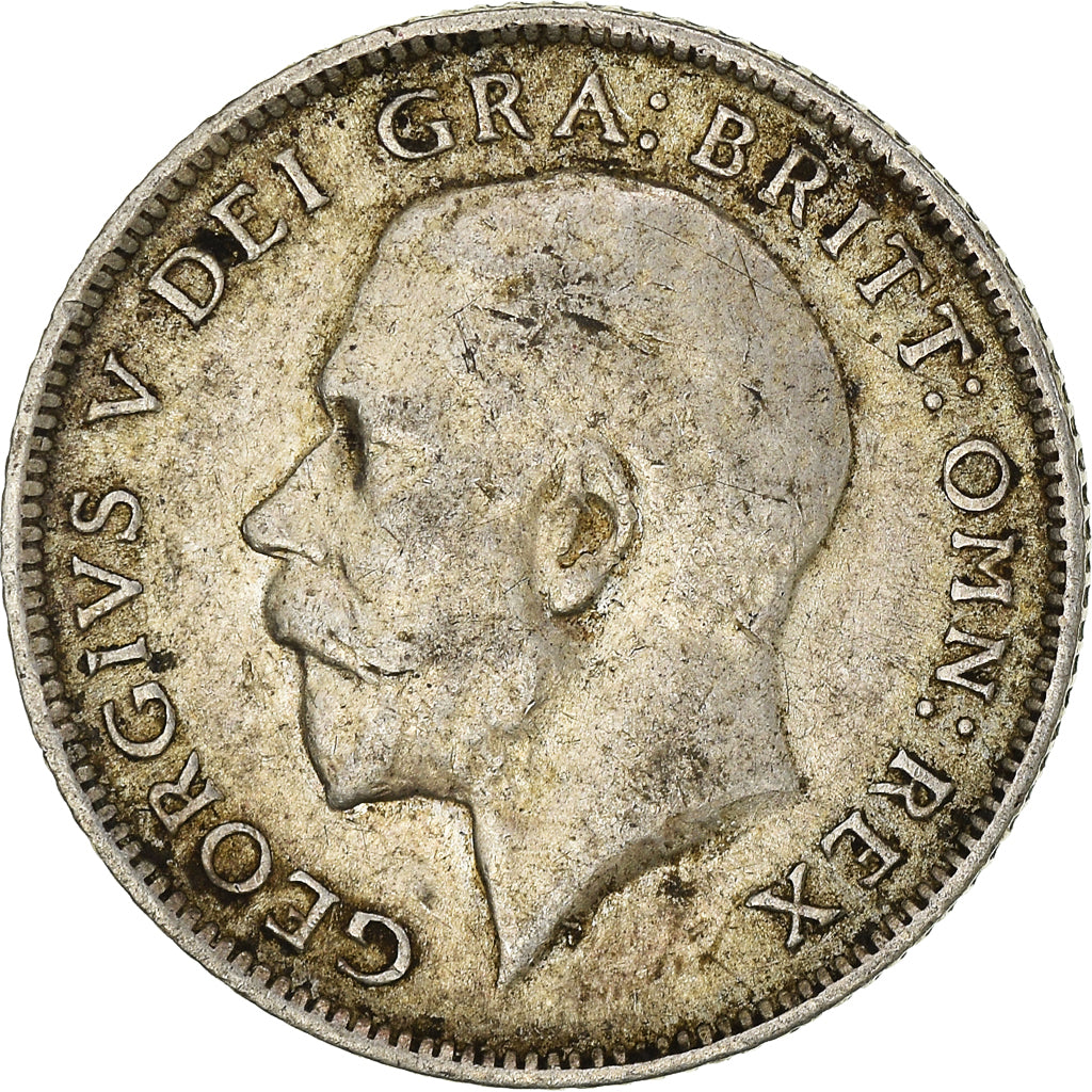 Coin, Great Britain, George V, 6 Pence, 1914, EF(40-45), Silver, KM:815