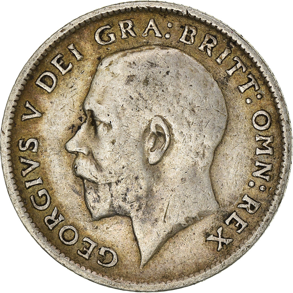 Coin, Great Britain, George V, 6 Pence, 1919, VF(30-35), Silver, KM:815
