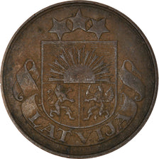 Coin, Latvia, 5 Santimi, 1922, EF(40-45), Bronze, KM:3