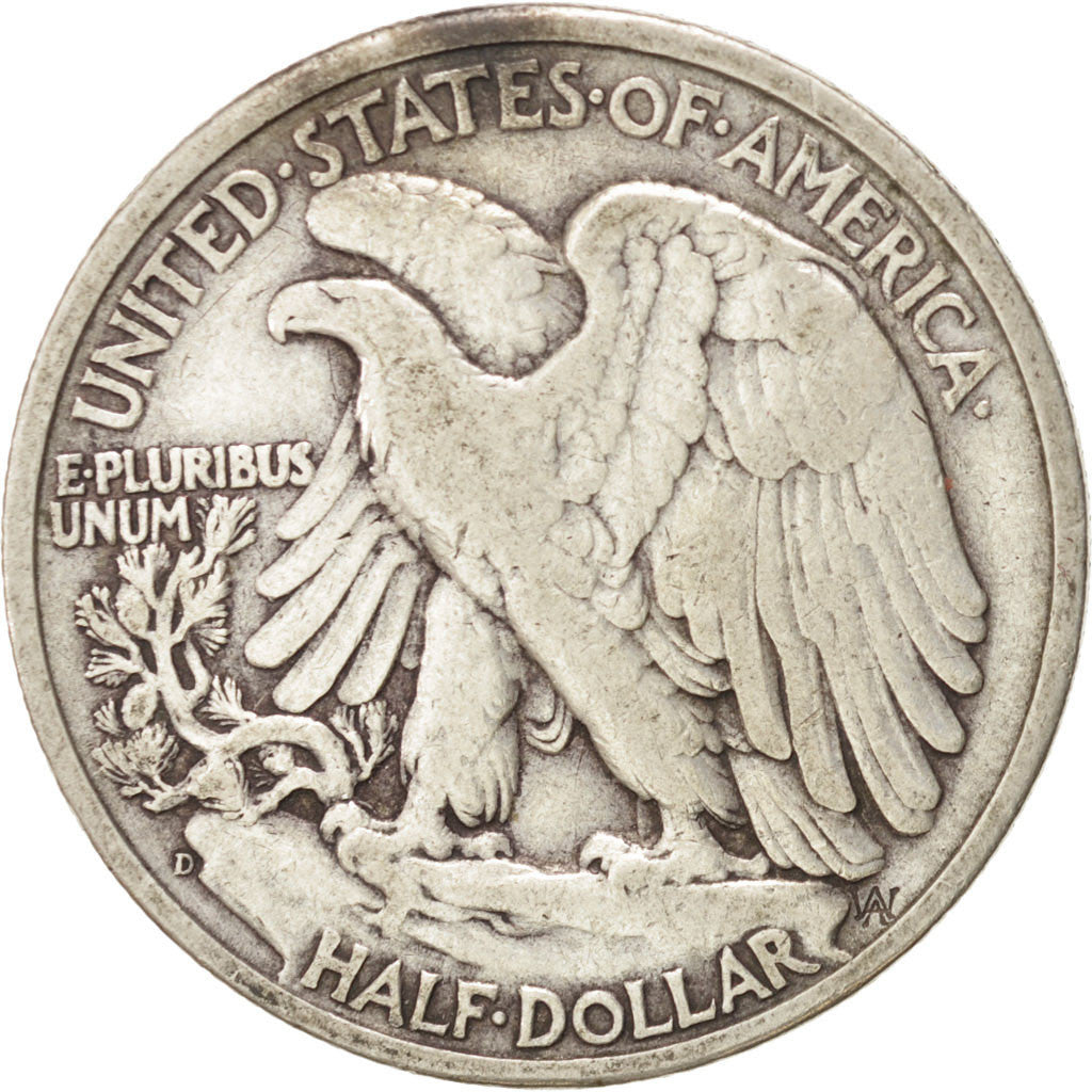 UNITED STATES, Walking Liberty Half Dollar, Half Dollar, 1944, U.S. Mint, KM...