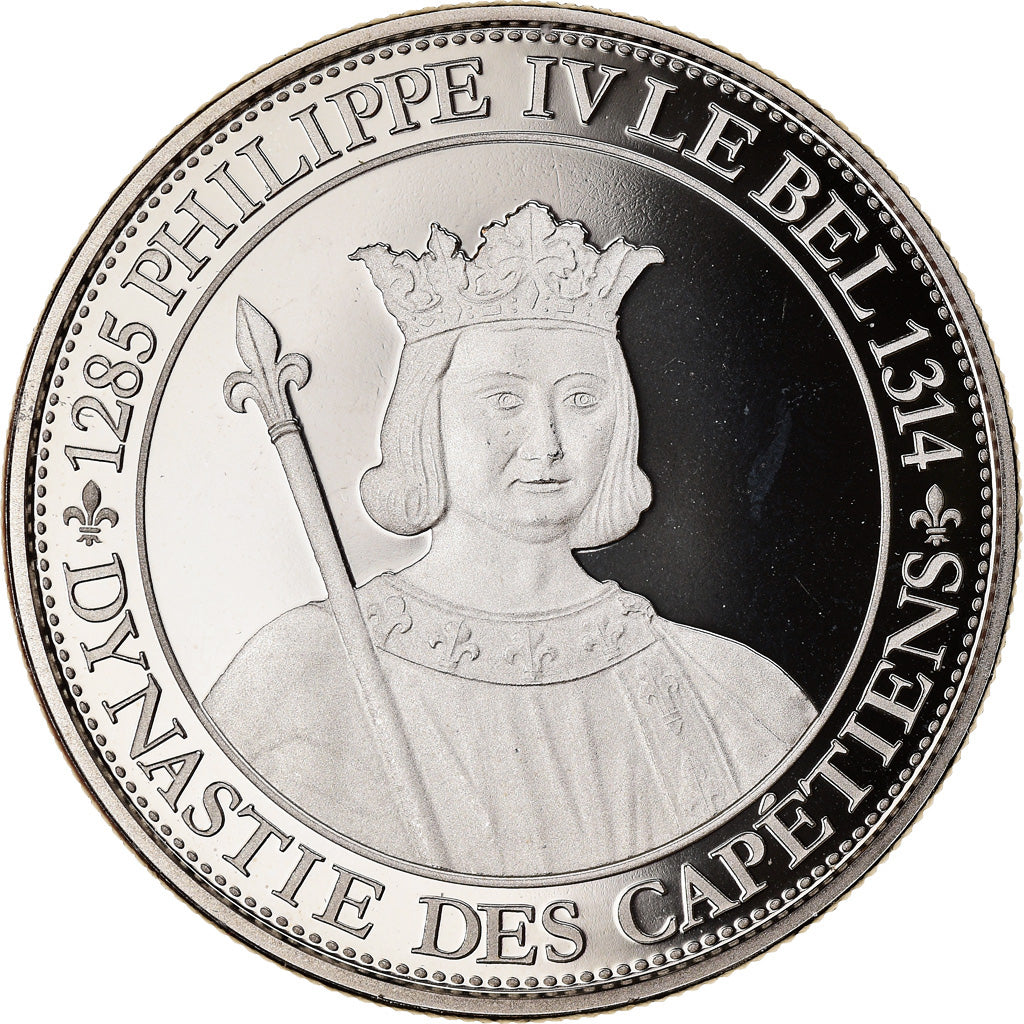Frankreich, Medaille, Les Rois de France, Philippe IV, History, STGL