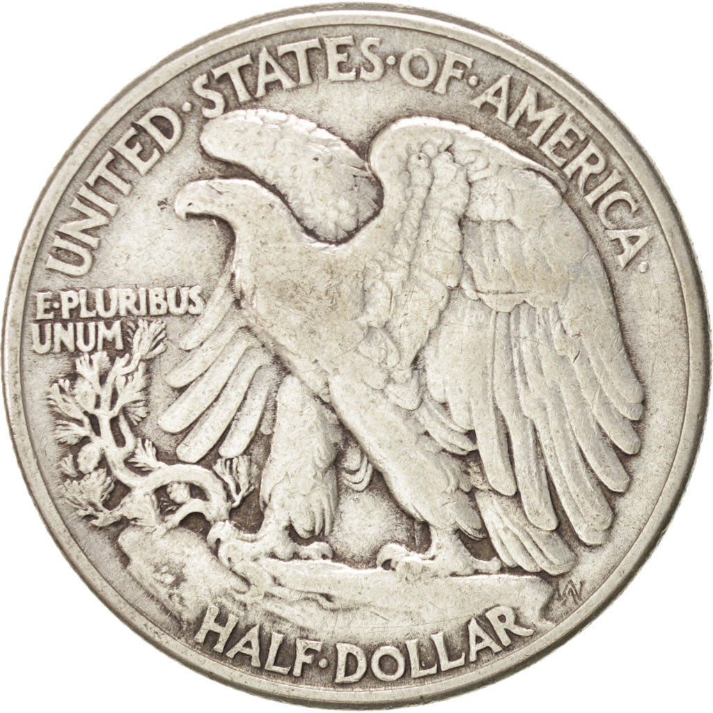Stati Uniti, Walking Liberty Half Dollar, Half Dollar, 1945, U.S. Mint, Phila...