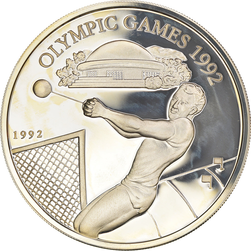 Monnaie, Samoa, 10 Tala, 1992, FDC, Argent, KM:86