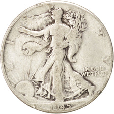 UNITED STATES, Walking Liberty Half Dollar, Half Dollar, 1945, U.S. Mint, KM...