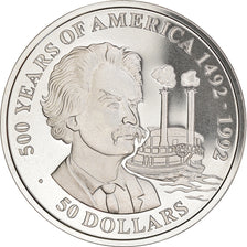 Coin, Cook Islands, Elizabeth II, 50 Dollars, 1990, Franklin Mint, MS(65-70)