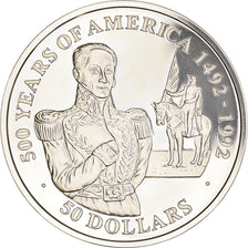 Coin, Cook Islands, Elizabeth II, 50 Dollars, 1990, Franklin Mint, MS(65-70)