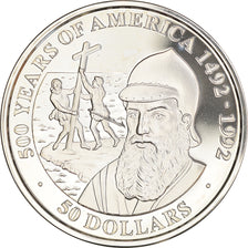 Coin, Cook Islands, Elizabeth II, 50 Dollars, 1990, Franklin Mint, MS(65-70)