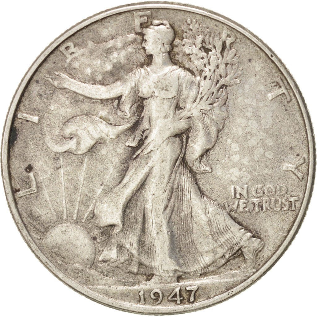Stati Uniti, Walking Liberty Half Dollar, Half Dollar, 1947, U.S. Mint, Phila...