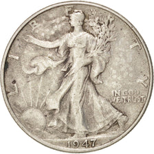 Stati Uniti, Walking Liberty Half Dollar, Half Dollar, 1947, U.S. Mint, Phila...