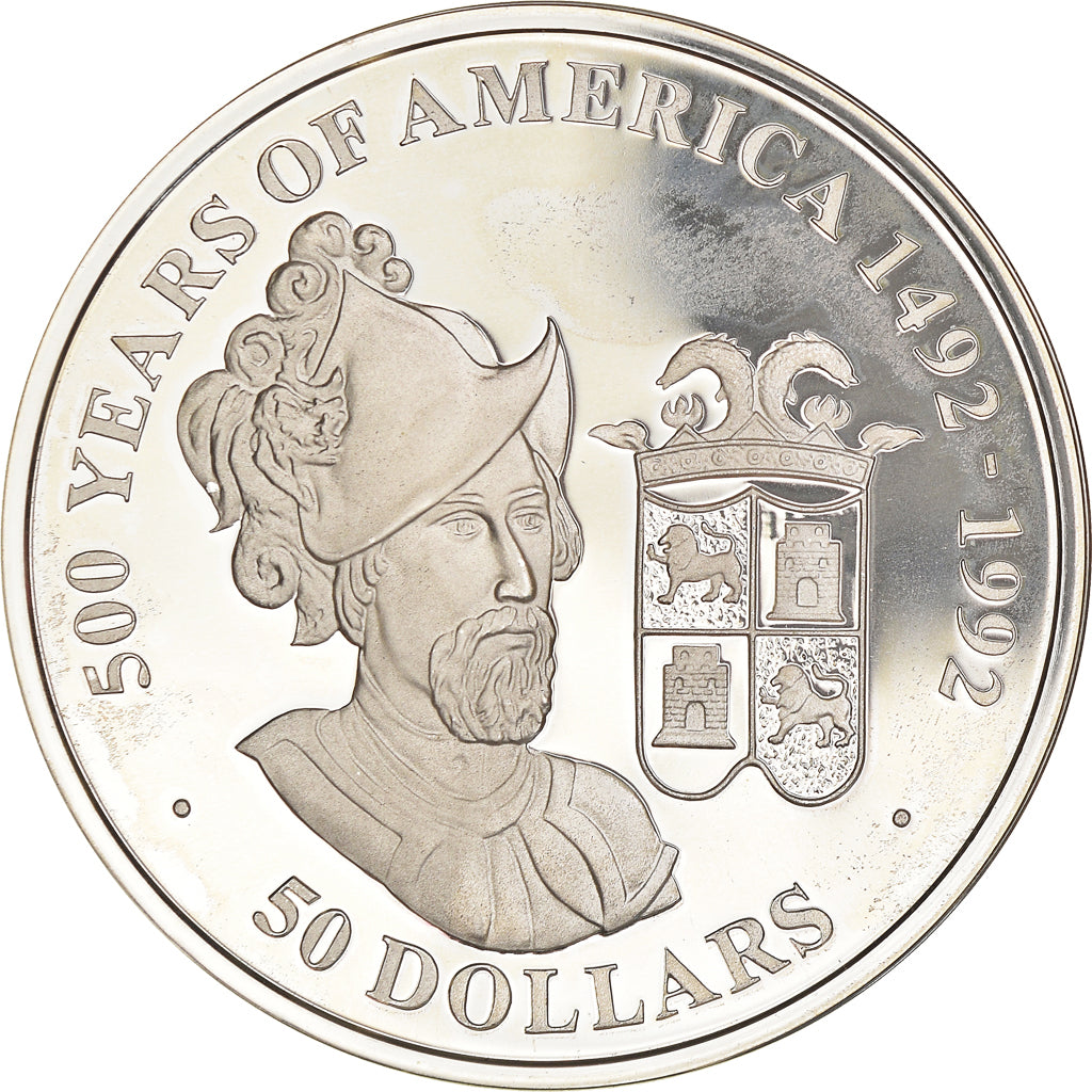 Moneta, Wyspy Cooka, Elizabeth II, 50 Dollars, 1991, Franklin Mint, MS(65-70)