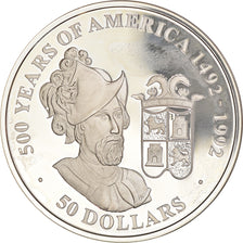 Moneta, Wyspy Cooka, Elizabeth II, 50 Dollars, 1991, Franklin Mint, MS(65-70)