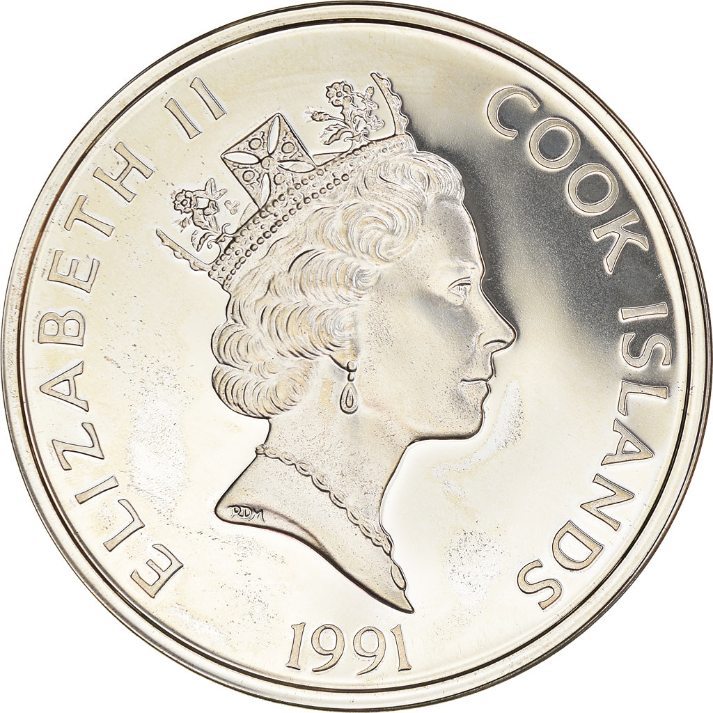 Moneta, Wyspy Cooka, Elizabeth II, 50 Dollars, 1991, Franklin Mint, MS(65-70)