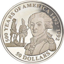 Coin, Cook Islands, Elizabeth II, 50 Dollars, 1991, Franklin Mint, MS(65-70)