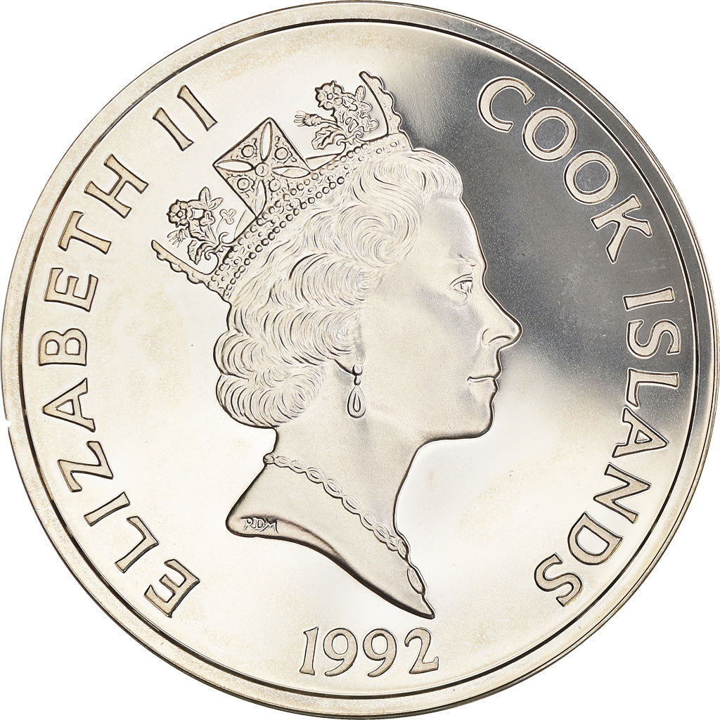 Coin, Cook Islands, Elizabeth II, 50 Dollars, 1992, Franklin Mint, MS(65-70)