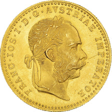 Coin, Austria, Franz Joseph I, Ducat, 1915, Restrike, MS(63), Gold, KM:2267