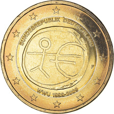 GERMANY - FEDERAL REPUBLIC, 2 Euro, 2009, Stuttgart, MS(63), Bi-Metallic, KM:277