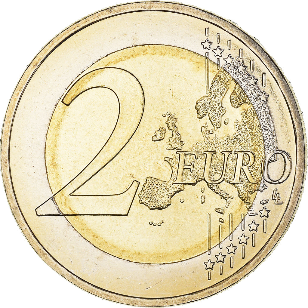GERMANY - FEDERAL REPUBLIC, 2 Euro, EMU, 2009, Berlin, MS(63), Bi-Metallic