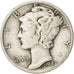 UNITED STATES, Mercury Dime, Dime, 1943, U.S. Mint, KM #140, VF(30-35), Silver,.