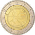 Slovakia, 2 Euro, EMU 10th Anniversary, 2009, Kremnica, MS(64), Bi-Metallic
