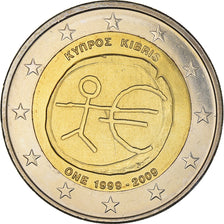 Chypre, 2 Euro, 10th Anniversary of Euro, 2009, SPL+, Bimétallique, KM:89