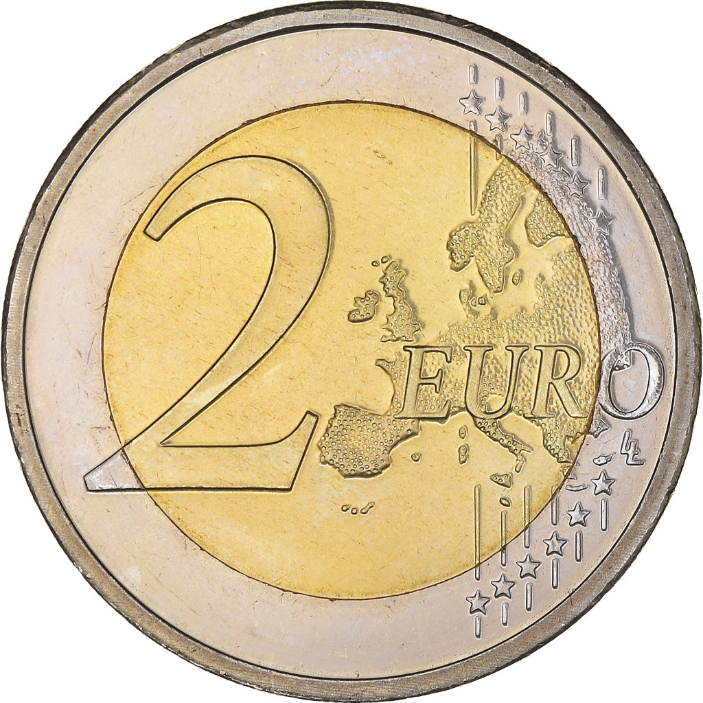Chypre, 2 Euro, 10th Anniversary of Euro, 2009, SPL+, Bimétallique, KM:89