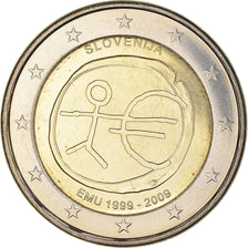 Slovenia, 2 Euro, european monetary union 10 th anniversary, 2009, SPL