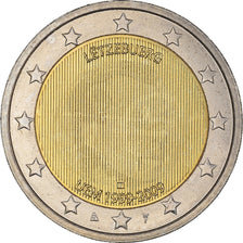 Luxembourg, 2 Euro, european monetary union 10 th anniversary, 2009, MS(64)