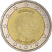 Luxembourg, 2 Euro, european monetary union 10 th anniversary, 2009, MS(64)