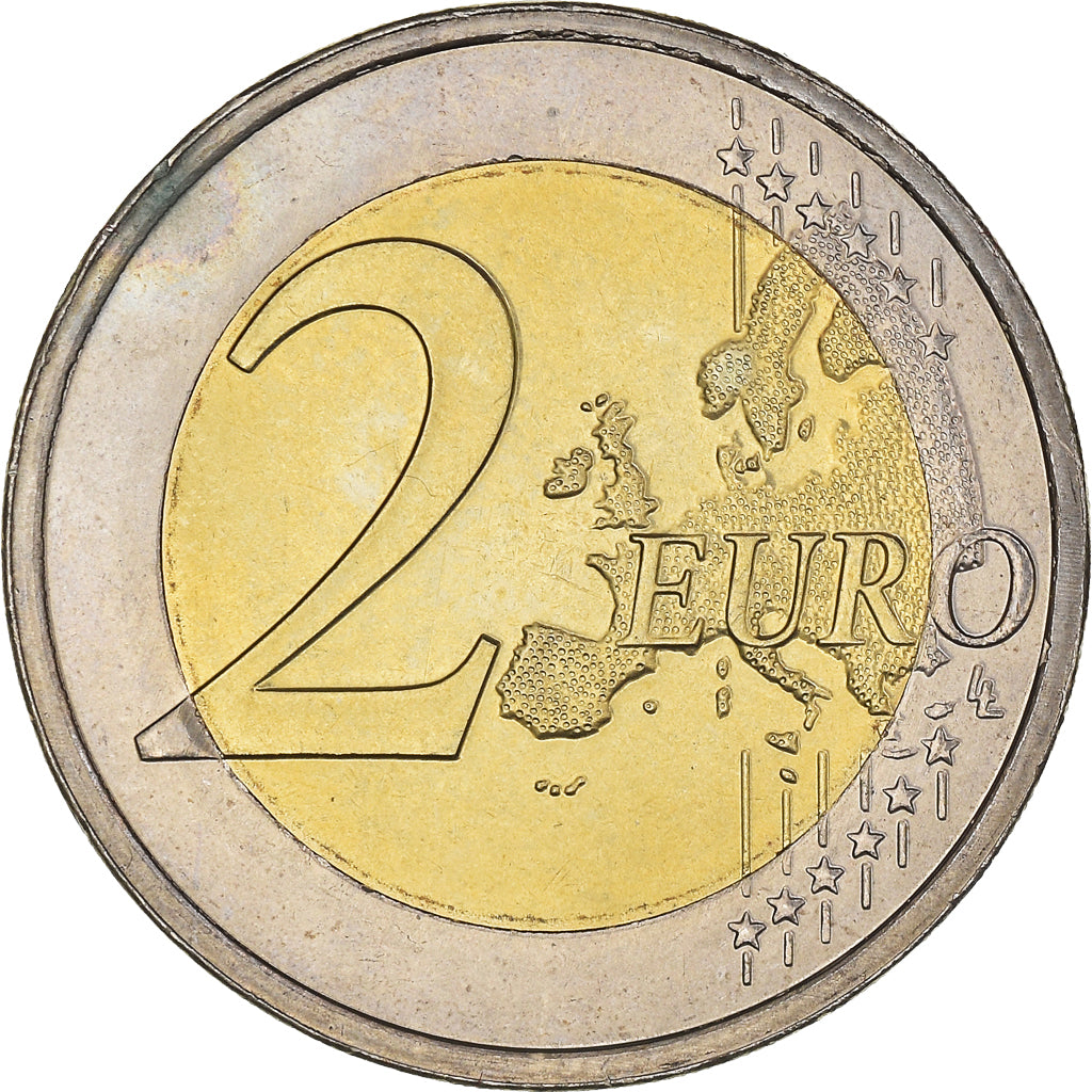 Luxembourg, 2 Euro, european monetary union 10 th anniversary, 2009, MS(64)