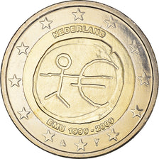 Netherlands, 2 Euro, 10 ans de l'Euro, 2009, Utrecht, MS(64), Bi-Metallic