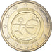 Netherlands, 2 Euro, 10 ans de l'Euro, 2009, Utrecht, MS(64), Bi-Metallic