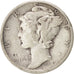 Coin, United States, Mercury Dime, Dime, 1943, U.S. Mint, San Francisco