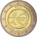 Malta, 2 Euro, E.M.U., 10th Anniversary, 2009, Paris, MS(63), Bi-Metallic