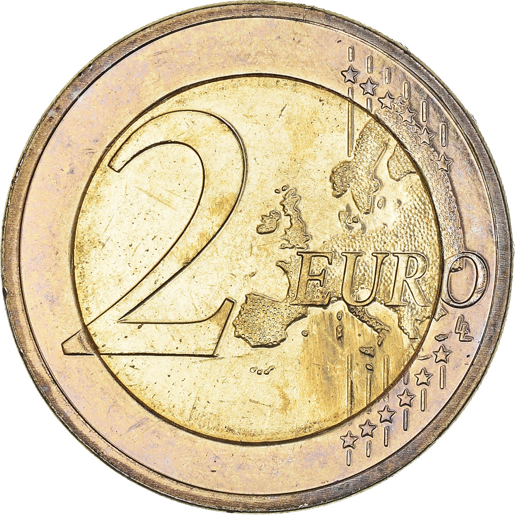 Slovenia, 2 Euro, Primoz Trubar, 2008, Vantaa, MS(60-62), Bi-Metallic, KM:80
