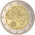 Portugal, 2 Euro, European Union President, 2007, Lisbon, UNZ+, Bi-Metallic
