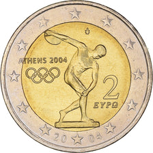 Griechenland, 2 Euro, Jeux Olympiques d'Athènes, 2004, Athens, VZ+