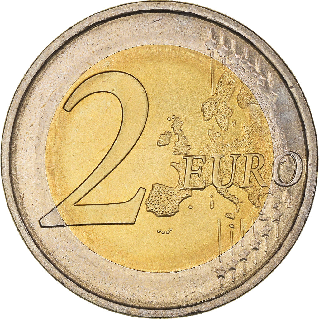 GERMANY - FEDERAL REPUBLIC, 2 Euro, 2008, Hambourg, MS(64), Bi-Metallic, KM:261