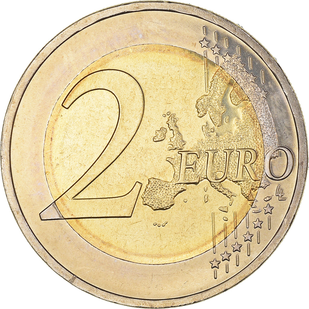 GERMANY - FEDERAL REPUBLIC, 2 Euro, 2008, Stuttgart, MS(63), Bi-Metallic, KM:261