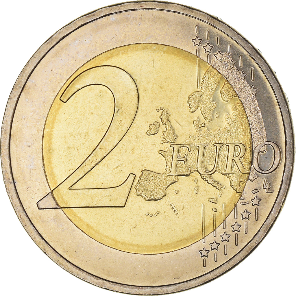 GERMANY - FEDERAL REPUBLIC, 2 Euro, 2007, Stuttgart, MS(63), Bi-Metallic, KM:260