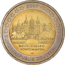 GERMANY - FEDERAL REPUBLIC, 2 Euro, 2007, Hambourg, MS(65-70), Bi-Metallic