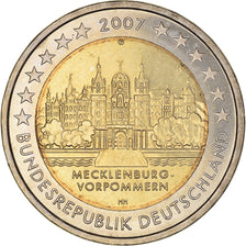 GERMANY - FEDERAL REPUBLIC, 2 Euro, Mecklembourg, 2007, Karlsruhe, MS(63)