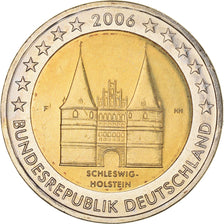 GERMANY - FEDERAL REPUBLIC, 2 Euro, Schleswig Holstein castle, 2006, Stuttgart