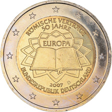 GERMANY - FEDERAL REPUBLIC, 2 Euro, 2007, Munich, MS(63), Bi-Metallic, KM:259