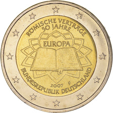 GERMANY - FEDERAL REPUBLIC, 2 Euro, Traité de Rome 50 ans, 2007, Stuttgart